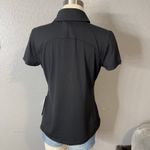 Lululemon Quick Dry Short Sleeve Polo Straight Hem, Black, 8 Black Photo 2