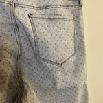 NYDJ Womens Gray Allover Jewel Print Denim Ira Jeans 16 16W 38”Relaxed Ankle Photo 8