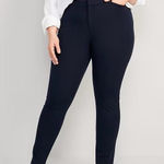 Old Navy NWT High Rise Pixie Pants Navy size 16 Secret-Smooth Pocket Office Work Photo 0