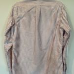 Ralph Lauren  Men's Classics-Fit Cotton Oxford Shirt Gray Striped Size Small Photo 1