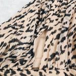 Gianni Bini GIANNI BINI Leopard Print Maxi Dress One Shoulder Long Sleeve Black Tie Size 2 Photo 5