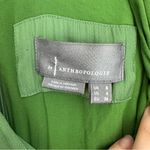 Anthropologie Deep V-Neck Vibrant Green Mini Dress Cocktail Size 4 Photo 7