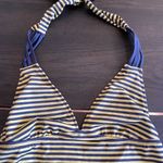 Mossimo Blue Stripe Halter Tank Top Size Small Blue Photo 1