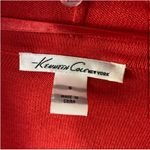 Kenneth Cole Red Long Cardigan Sweater with Hood and Drawstring Waist Size Small Photo 1