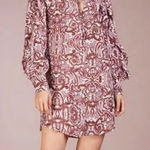 For Love & Lemons  Romy boho paisley printed‎ mini dress long sleeve Photo 0