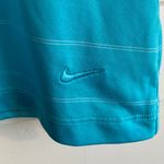 Nike Golf Turquoise Striped Tour Performance Collared Tank Top Photo 5