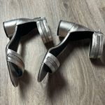 Rebecca Minkoff Ortenne Silver Leather Ankle Strap Sandal Photo 5