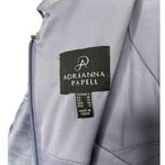 Adrianna Papell Dress Womens 6 Fairy Sleeveless Tiered V Neck Iridescent Purple Photo 13