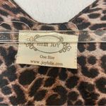 MIA JOY JOYFOLIE Leopard Print Kimono One Size Brown Size undefined Photo 2