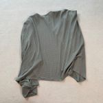 Sage  Waffle Knit Open Front Cardigan Kimono Duster S Oversized Relaxed Flowing Photo 1