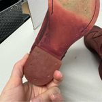 Fly London Red Distressed Leather Ankle Boots Shooties Womens 6.5 Heeled Fall Photo 9