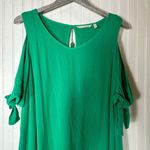 Soft Surroundings  Destin Green Cold Shoulder Dress Photo 1