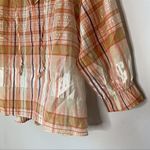 Madewell  Plaid Cotton Silk Blouse Photo 4