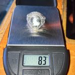 Genuine White Buffalo Sterling Silver Ring Size 7 Photo 8