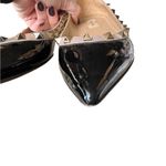 Valentino Garavani Valentino - Rockstud Patent Leather Ballet Flats Black Poudre Sz 38 (US 8) Photo 5