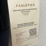 Fabletics New Oasis Twist Velour Sports Bra 4X Photo 3