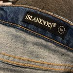 BLANK NYC  Interoffice Jeans Moto Zip Raw‎ Hem 26 Photo 6