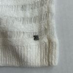 One Grey Day Revolve Top Women's Ivory Loose Knit Long Sleeve Sweater Small White Photo 6