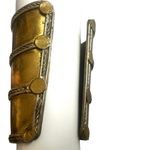 Vintage Brass Wide Cuff Bracelet ā Made in India Photo 5