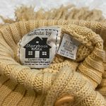 Storybook knits tan knit poncho shrug fringe hem boho hippie festival Large Photo 4