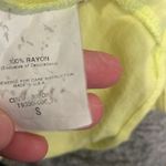 Lush Clothing Lush soft yellow top with open front lace women’s size S Photo 5