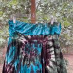 Women's Blue Colorful Tie Photo 5