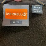 Merrell  Jacket XL Womens Brown Knit Full Zip Fleece Lined Hooded Pockets‎ Photo 7