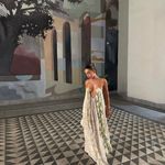 ZARA  Floral Halter Dress flowy summer casual vacation bohemian Photo 3