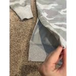 Aerie  Sweatshirt Pullover Hoodie Muted Camo Green Grey Cuff Women's Large EUC Photo 2