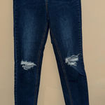 Wild Fable  Dark Blue Distressed Skinny Jeans Photo 0