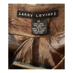 Larry Levine SPORT CROPPED EMBROIDERED FLORAL BROWN PANTS WOMEN'S SIZE 12 NWT Photo 5