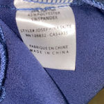 Tessori Josephina Navy Blue Pleated High Waist A Photo 3