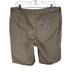 Lands' End NWT Tan Bermuda Magna Ready High Rise Uniform Shorts Size 14 Photo 1