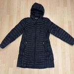 HEATKEEP Long Down BLACK Jacket Size JR Large OR Women's SMALL Photo 0