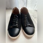 Sézane Sezane Black Bi-Mate and Gold Jack Trainers (Size 7) Photo 5