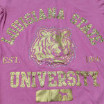 PINK - Victoria's Secret  Top Size XS 5th & Ocean Louisiana State University Tigers LSU Graphic Print T-Shirt Photo 3