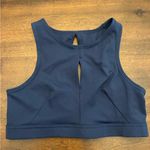  Sports Bra Small Navy Blue High Neck Nike Yoga Photo 0