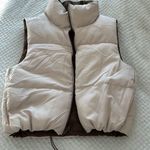 Love Tree Reversible Crop Puffer Vest Photo 1