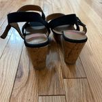 Jelly pop Panke, Black Canvas Wedge Sandal, Size 7M Photo 4