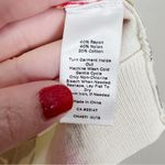 Talbots  Women's Cream Refined Floral Dolman Short Sleeve Sweater Sz MP Photo 5