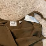 Wilfred Free Aritzia  Divinity Jumpsuit Size XS Olive Womens Body Hugging Stretch Photo 5