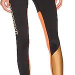 PE Nation High Rise Logo 7/8 Athletic Workout Leggings Gym Pant Activewear Small Black Photo 0
