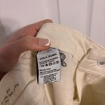 Lola Jeans Milan Ivory High Rise Wide Leg White Size 25 Photo 10