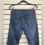 CAbi  Style 347 straight leg, 2 button/zip, blue 5-pocket, women's jeans size 6 Photo 3