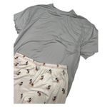 Disney New Pajama Set Womens X Large Gray Mickey Mouse Sleepwear Lounge Cozy Photo 9
