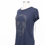 Zadig & Voltaire  -   Skull Cotton & Modal T-shirt - Navy Photo 10