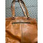 Patricia Nash ‎ V1308 Vegan Brown Poppy Smooth Leather Shoulder Bag Purse Photo 1