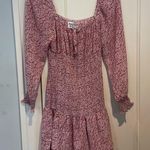 Princess Polly  Long Sleeve Dress Red Photo 2