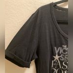 Victoria's Secret  Supermodel Black 2011 Fashion Show NYC Bling Burnout T-Shirt Photo 3
