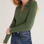 Z Supply  Green Zip Henley Photo 0